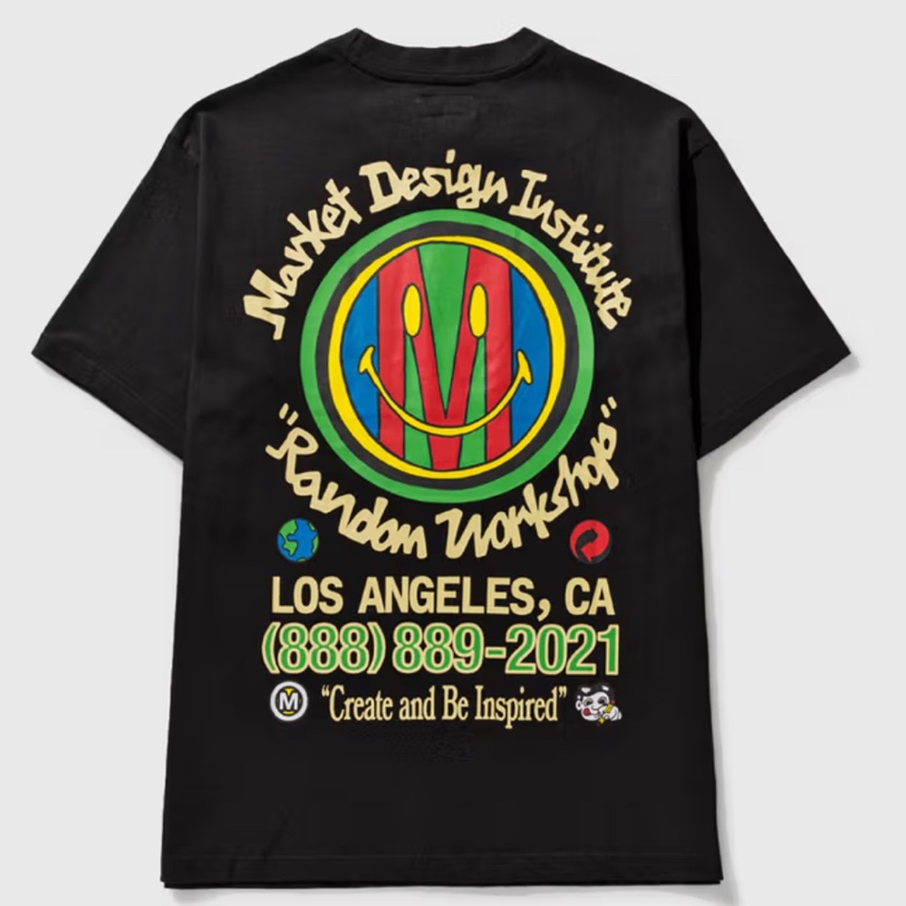 M@RKET ( CHINATOWN MARKET ) "DESIGN INSTITUTE" MEN'S GRAPHIC T-SHIRT